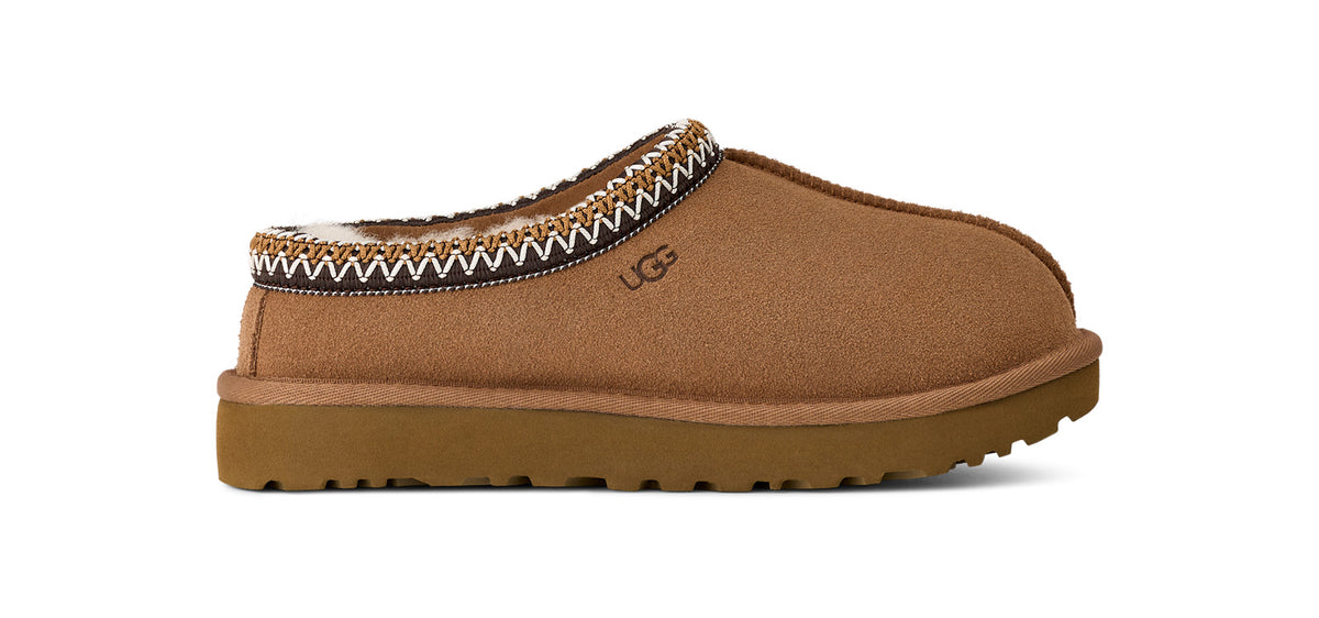 Women's Suede Slippers in Chestnut | womens suede slippers | SAVINTARI