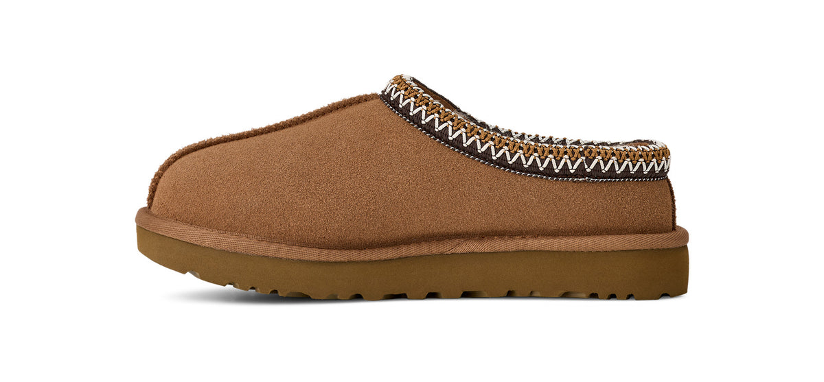 Women's Suede Slippers in Chestnut view 3 | womens suede slippers | SAVINTARI