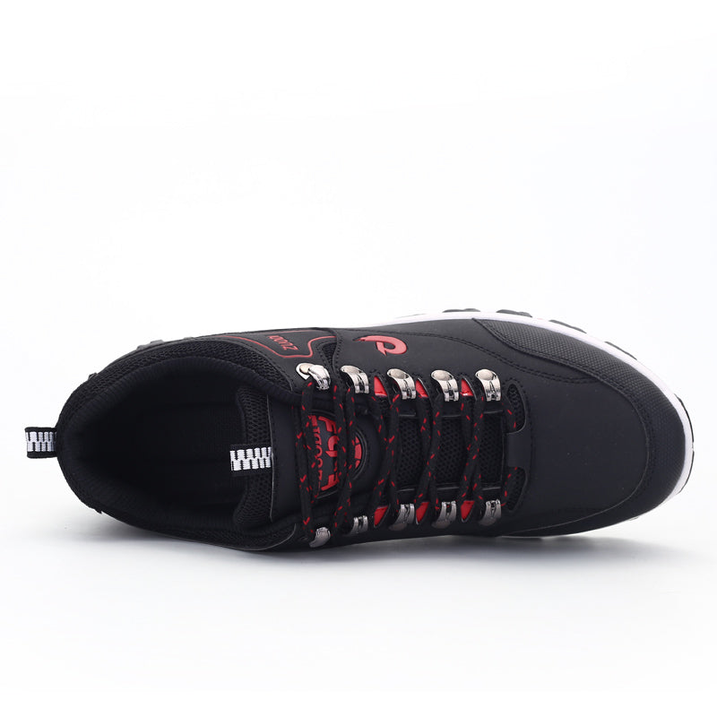 Men's Ergonomic Pain Relief Shoes for Outdoor Use（50 - Black | SAVINTARI