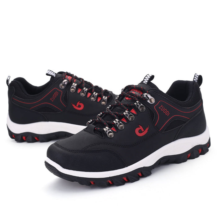 Men's Ergonomic Pain Relief Shoes for Outdoor Use - Black | Everyday Shoes | SAVINTARI