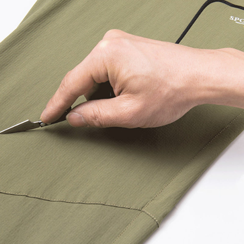 Men's High Stretch Multi-pocket Quick-drying Cargo Pants for Men/Women - Khaki/Men | SAVINTARI