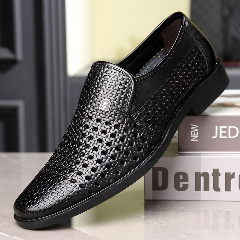Men's Anti slip soft soled elevated sandals - White | SAVINTARI