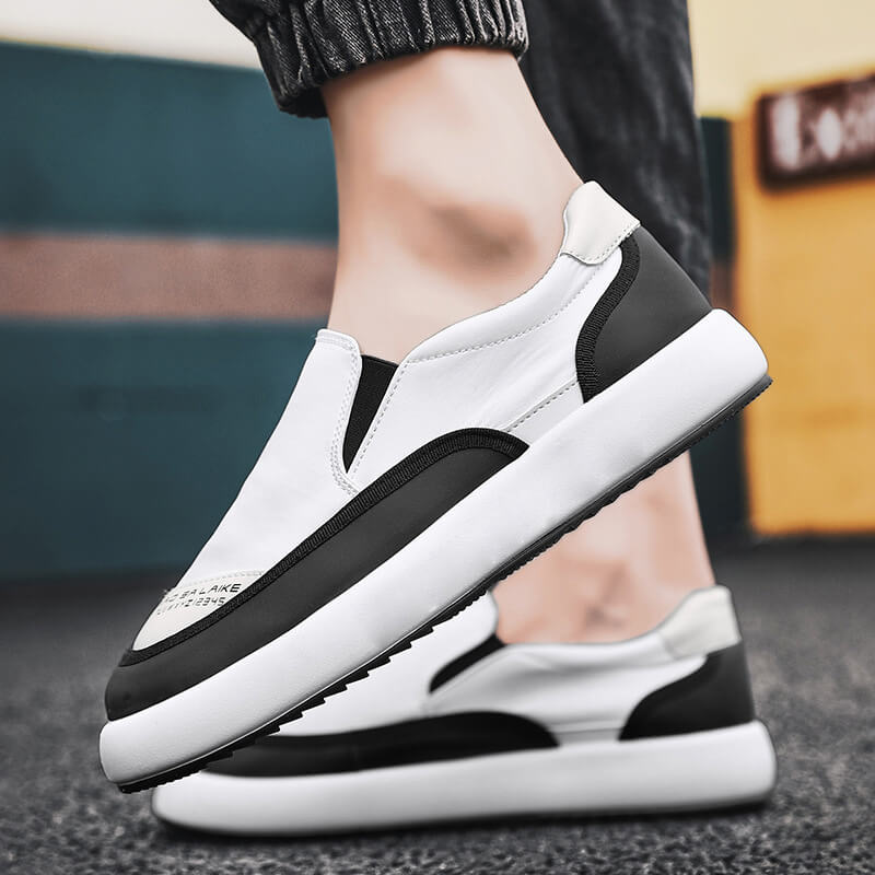 Men's Leisure Sports Breathable Lazy Shoes - Grey | SAVINTARI