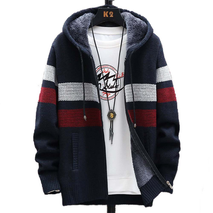 Men's ?buy two ?Sweater Bergaris Pria - Navy | Autumn Hoodie Layer | SAVINTARI