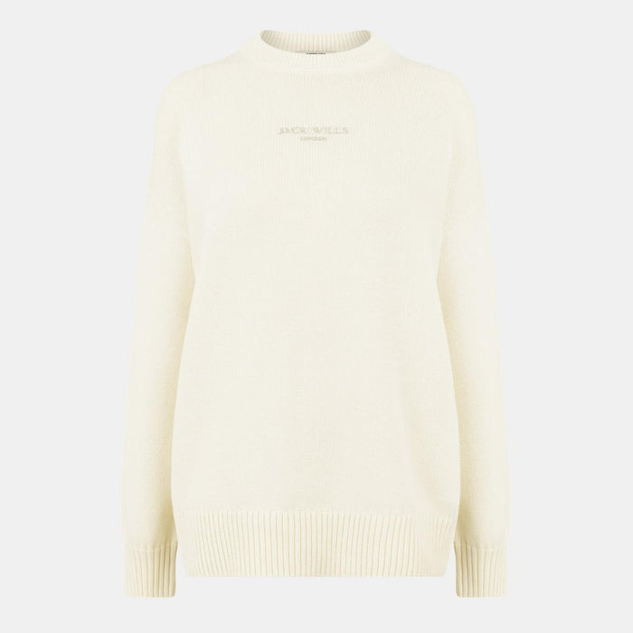 Women's Crew Neck Jumper - Black | Crew Neck Everyday Knit | SAVINTARI