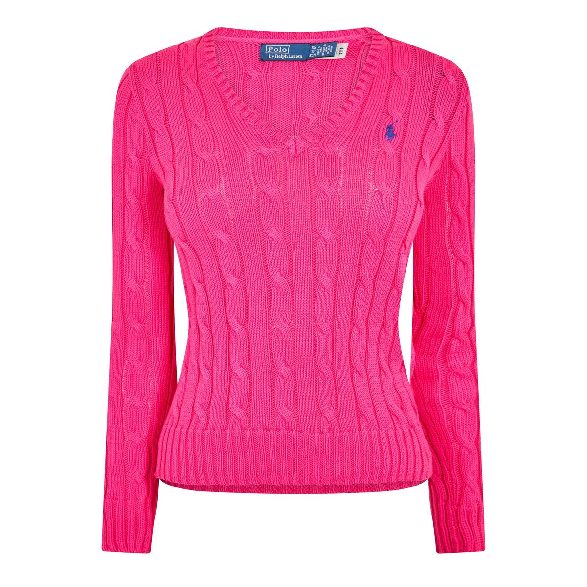 Women's Cable-Knit V-neck Jumper - Black | SAVINTARI women's jumper