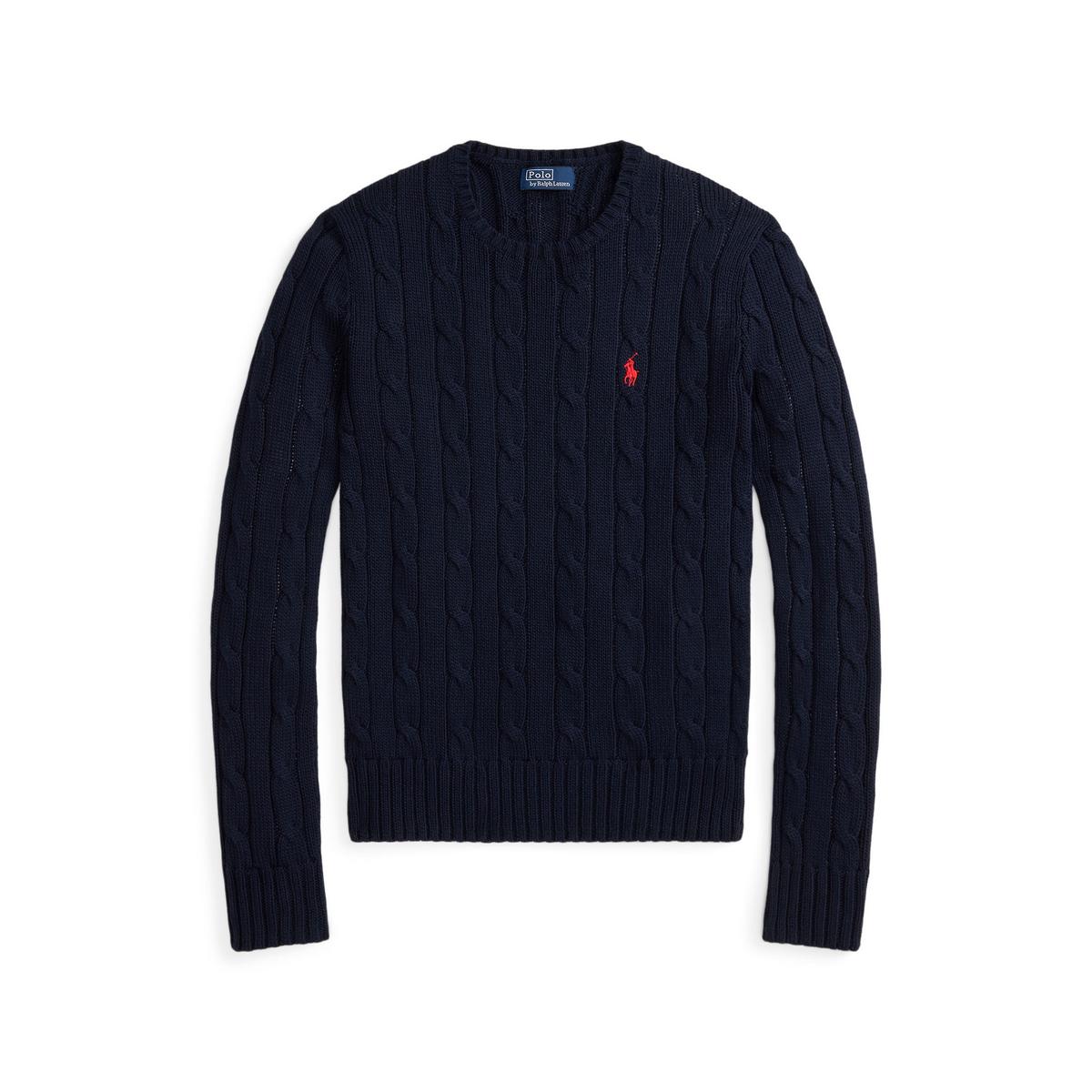 Women's Cable-Knit Jumper - Black | SAVINTARI women's jumper