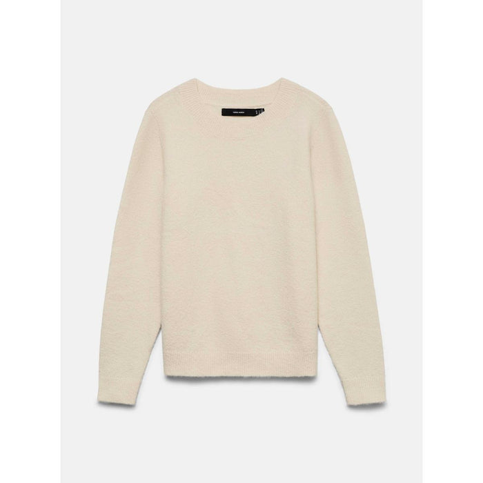 Women's Jack Emily Knitted Crew Neck Jumper - Black | Crew Neck Everyday Knit | SAVINTARI