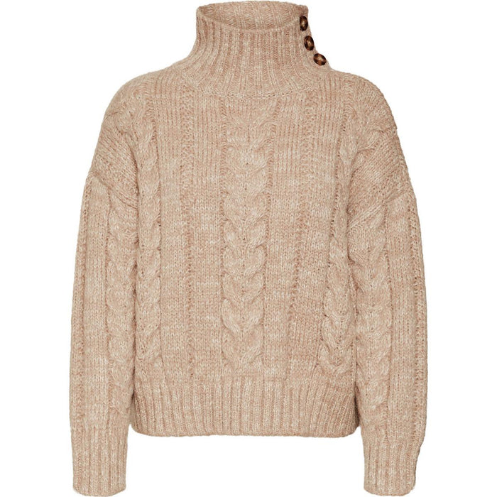 Women's Grace Crew Neck Jumper - Black | Crew Neck Everyday Knit | SAVINTARI