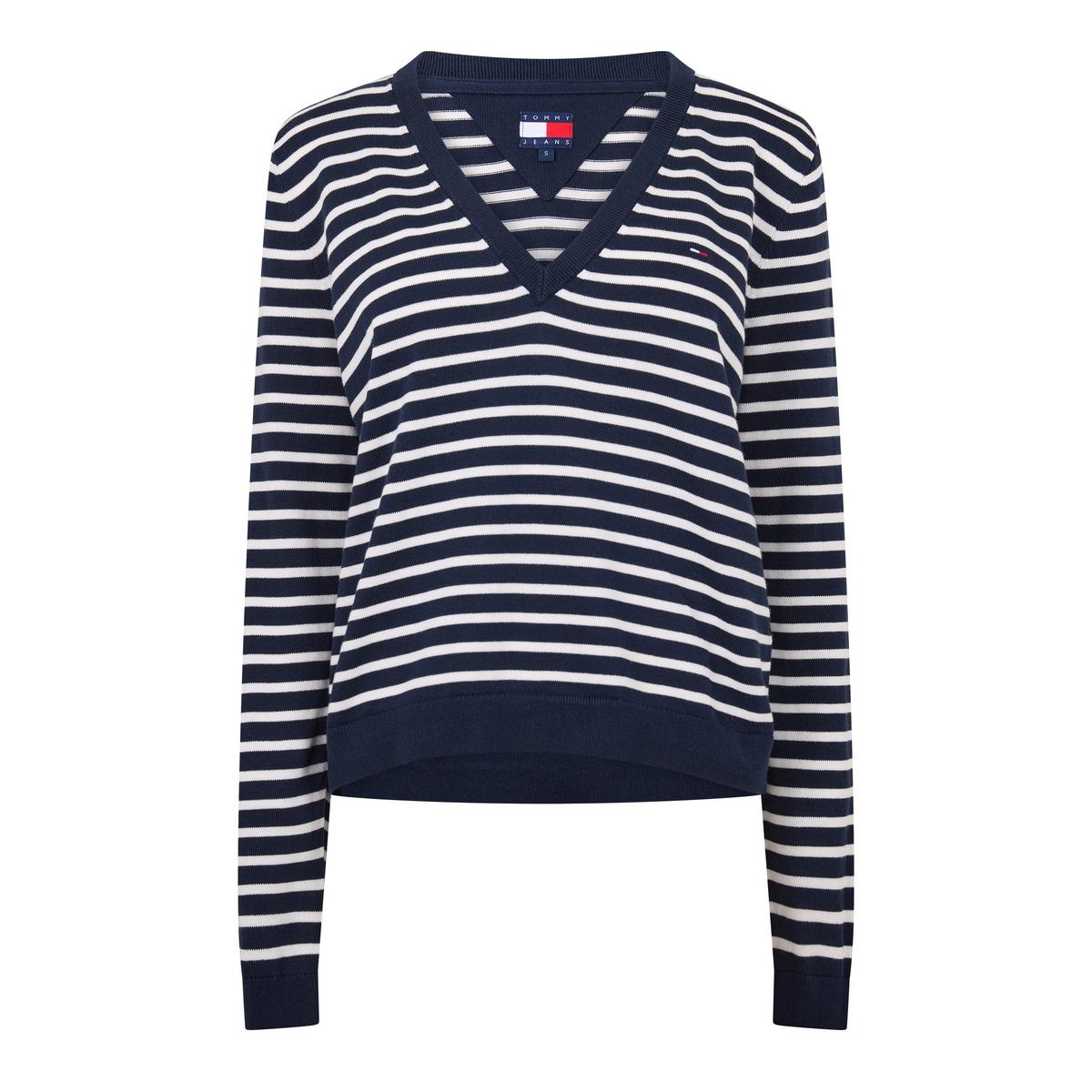 Women's V-Neck Jumper - Black | SAVINTARI women's jumper
