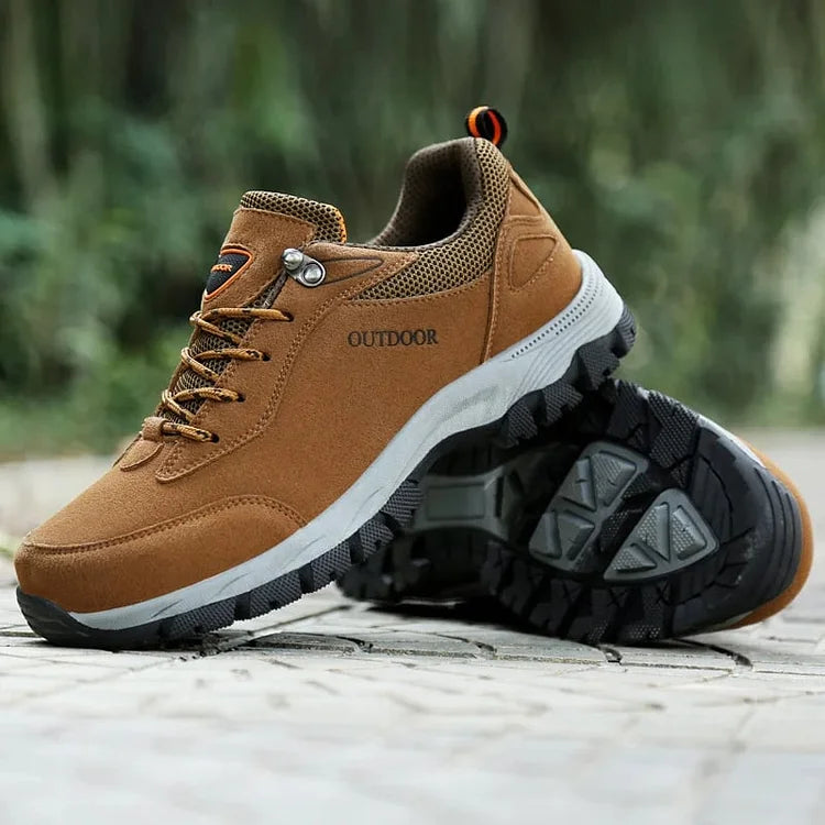 Men's Non-slip Outdoor Hiking Shoes（50 - Brown | SAVINTARI