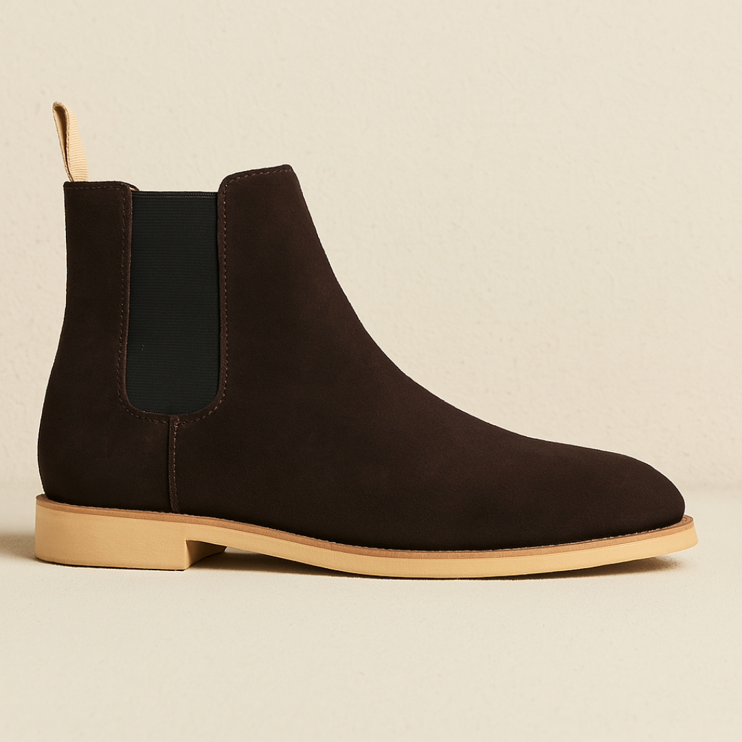 Men's Chelsea Boots in Brown | chelsea boots | SAVINTARI