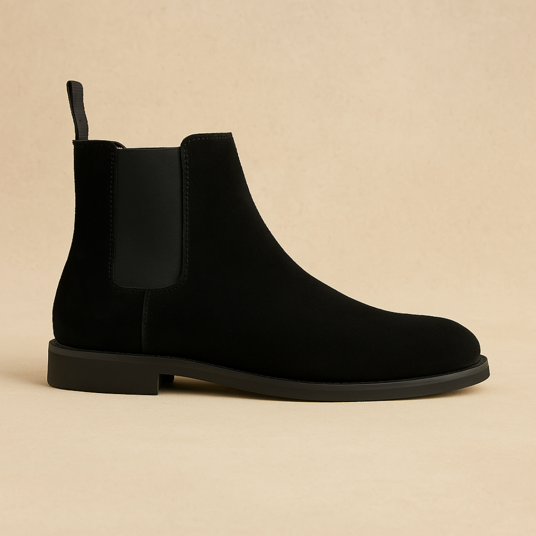 Men's Chelsea Boots in Black | chelsea boots | SAVINTARI