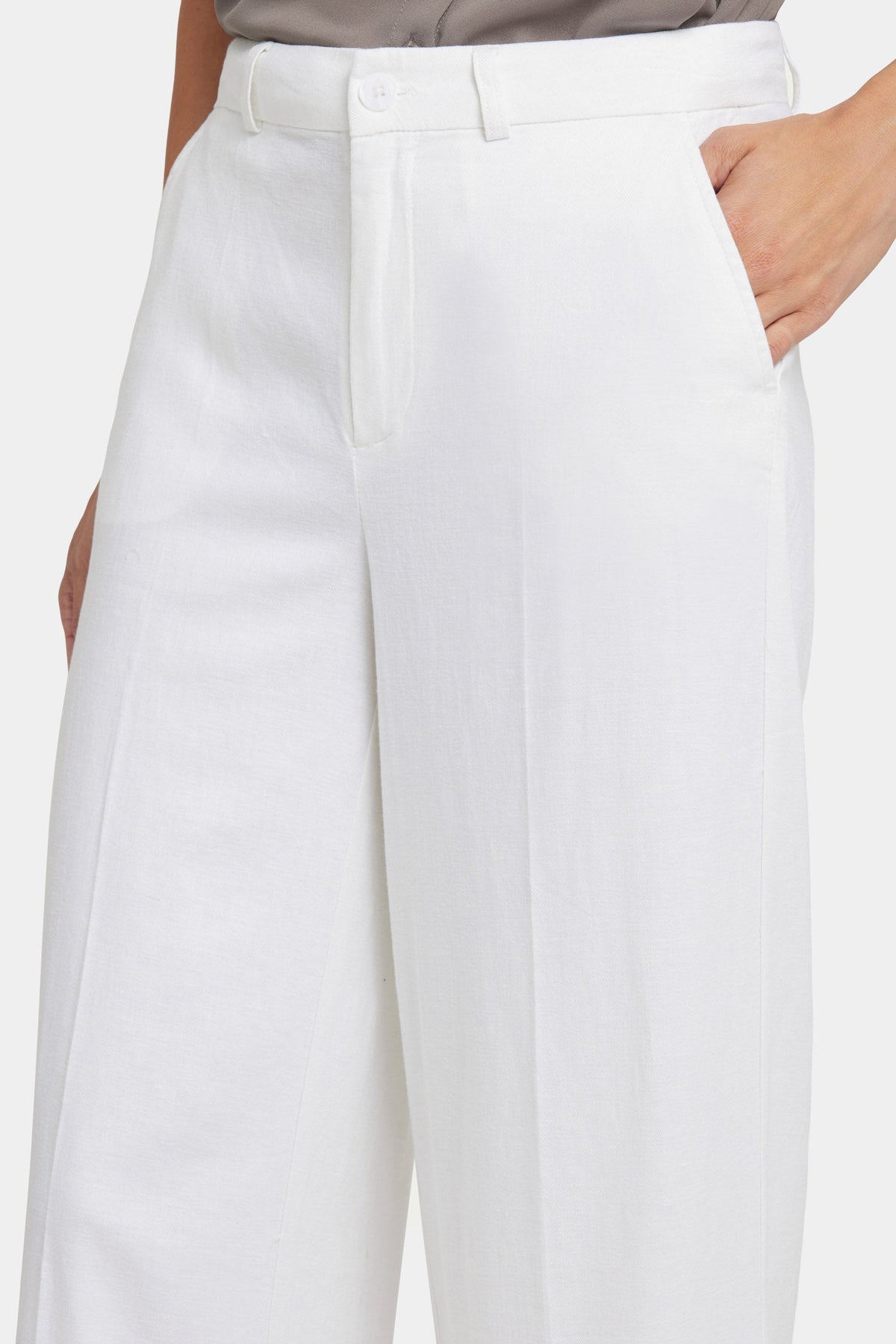 Morgan Trouser Pants - White - tailored trousers