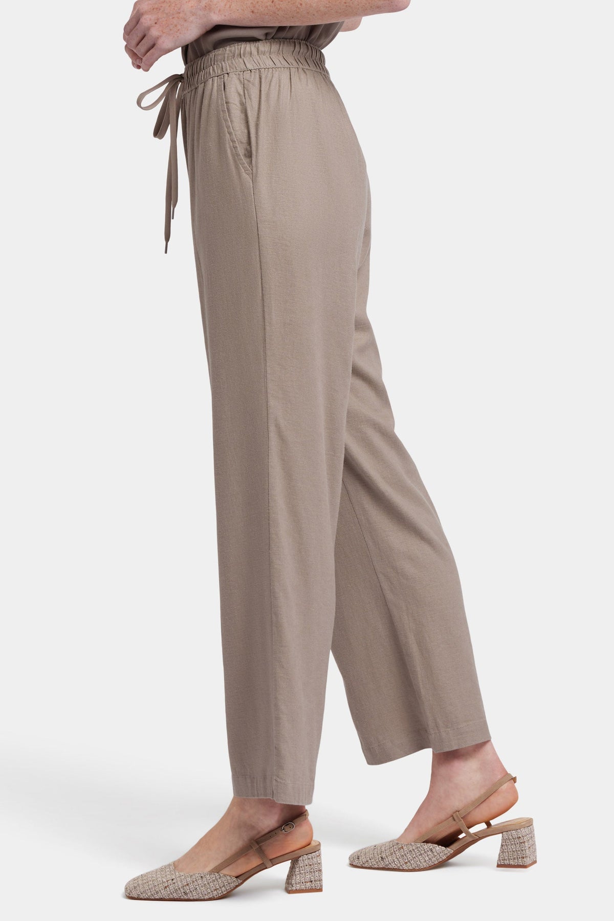 Relaxed Drawstring Pull-On Pants - Saddlewood - pull on trousers