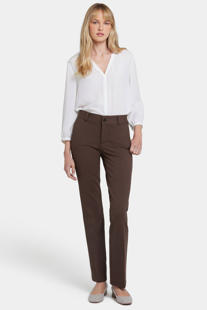 Women's Tailored Trousers - Coffee Bean | Tailored Work Pants | SAVINTARI