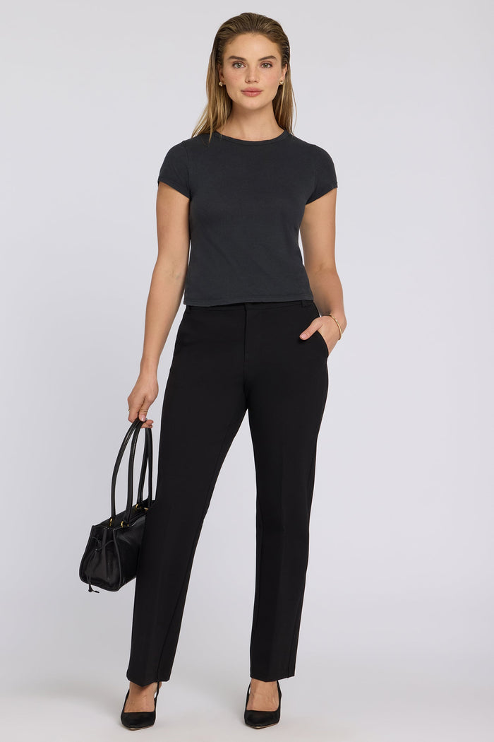 Women's Tailored Trousers - Black | Tailored Work Pants | SAVINTARI