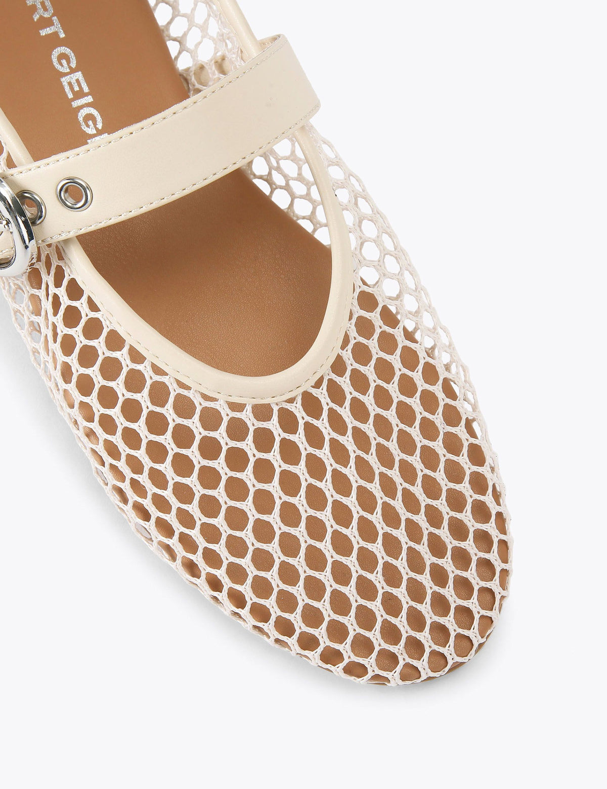Women's Ballet Flats in Cream view 4 | ballet flats | SAVINTARI
