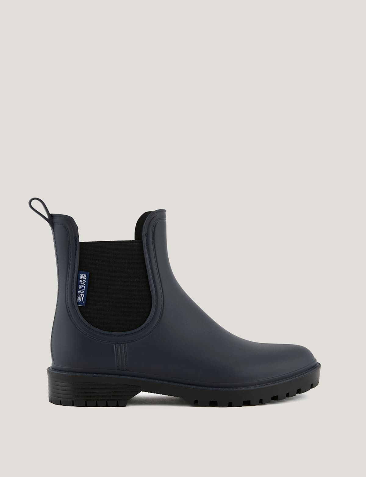 Women's Chelsea Ankle Wellies - Navy | SAVINTARI