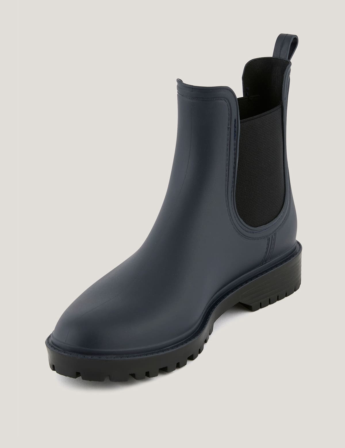 Women's Chelsea Ankle Wellies - Navy | SAVINTARI