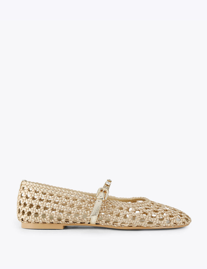 Ballet Flats · Silver