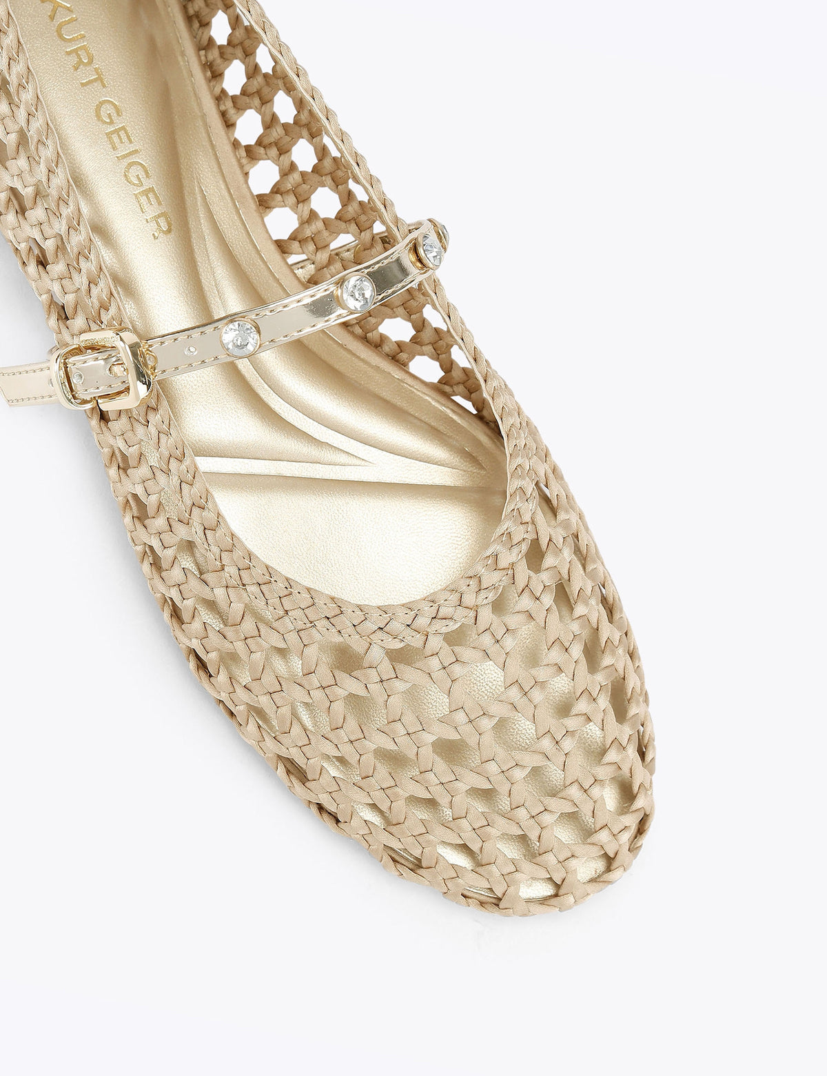 Women's Ballet Flats in Silver view 2 | ballet flats | SAVINTARI