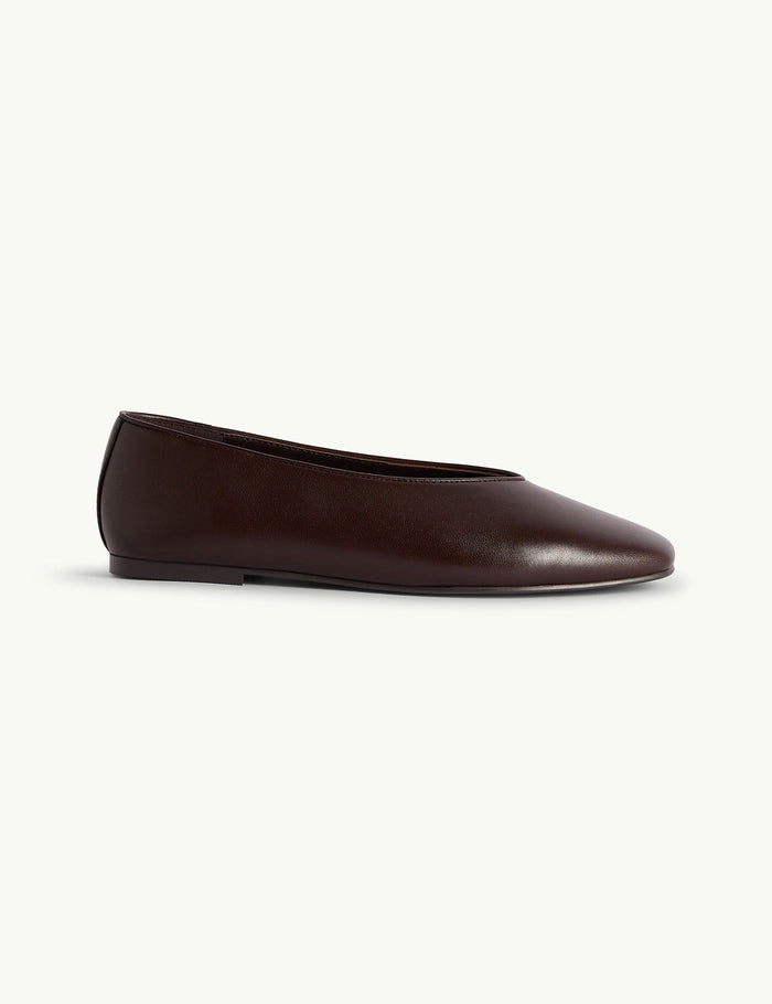 Ballet Flats · Chocolate