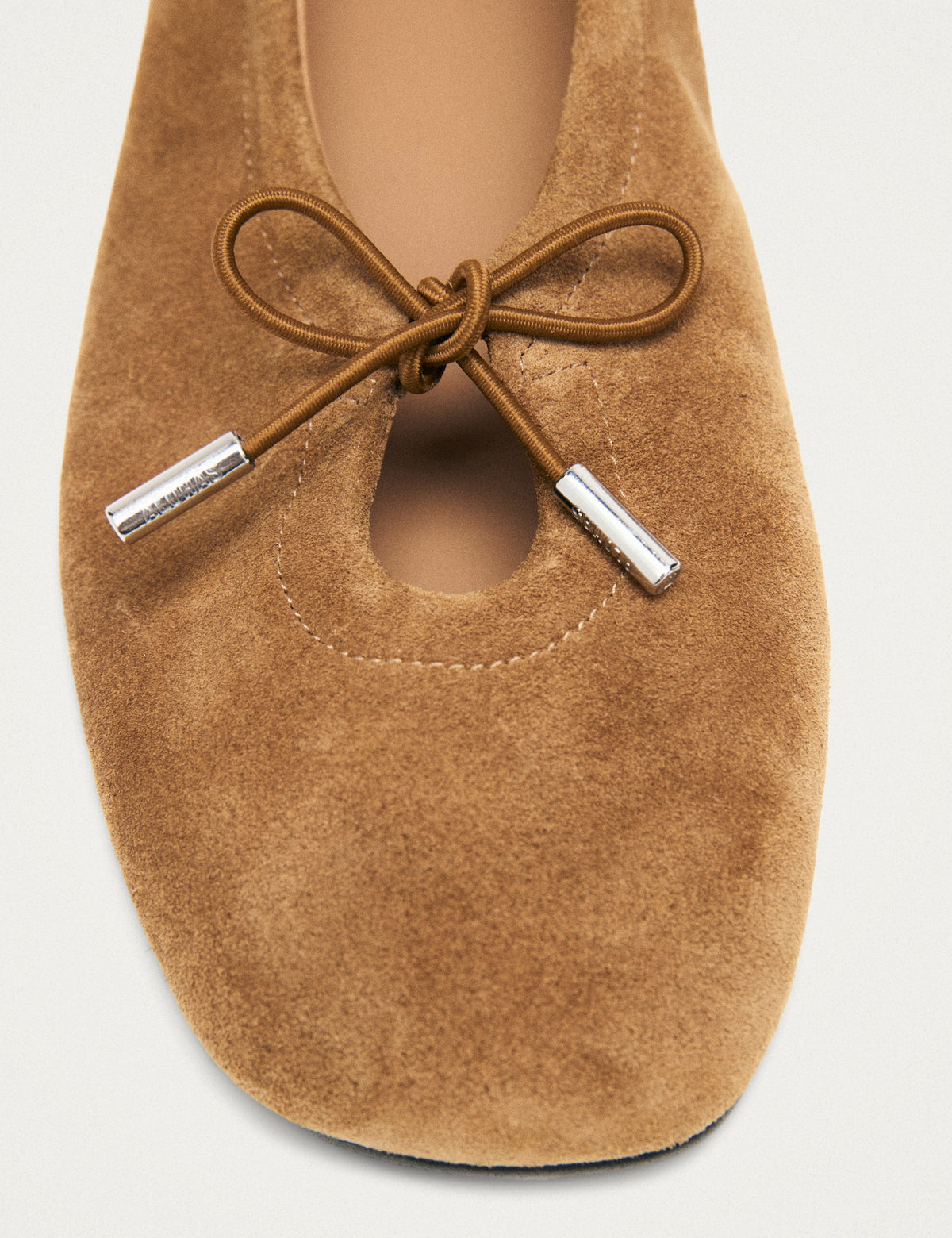 Women's Ballet Flats in Tan view 4 | ballet flats | SAVINTARI