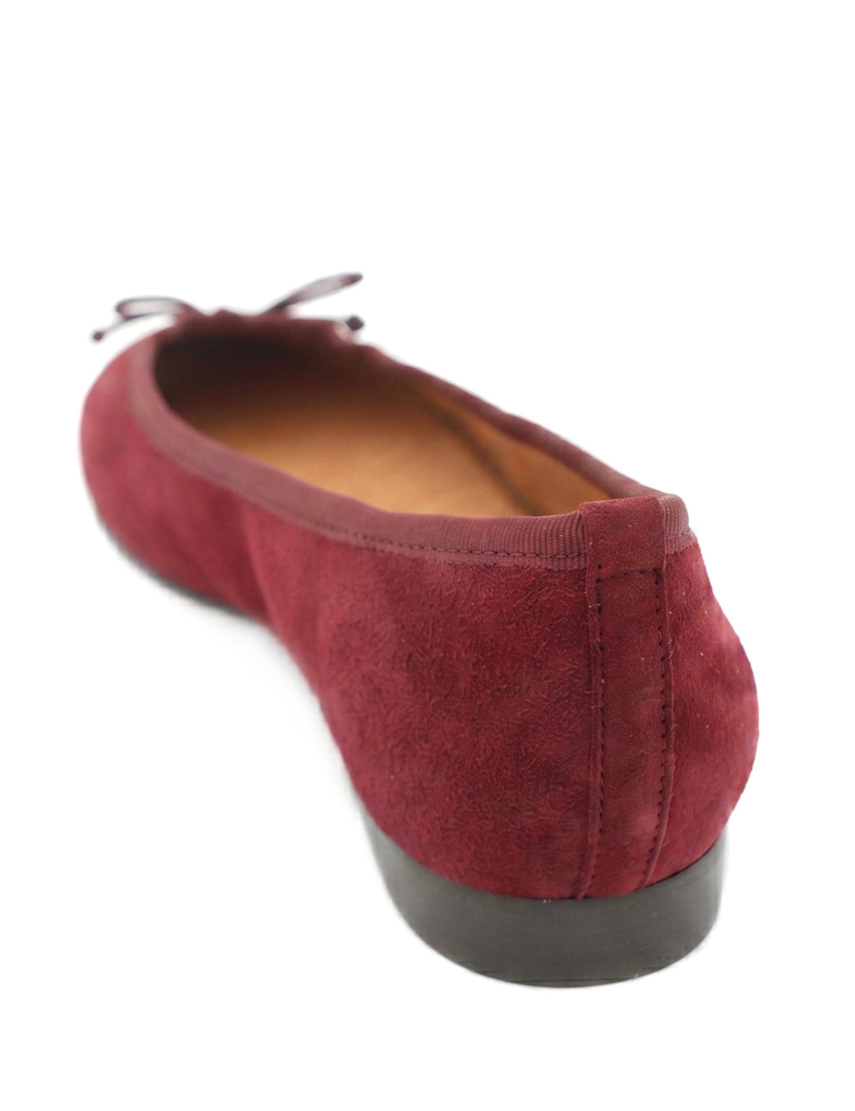 Women's Ballet Flats in Burgundy view 4 | ballet flats | SAVINTARI