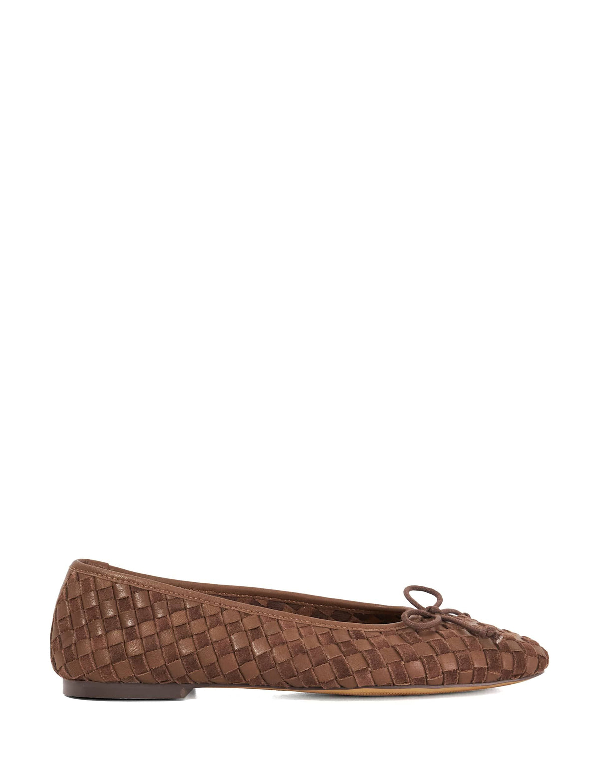 Women's Ballet Flats in Brown | ballet flats | SAVINTARI
