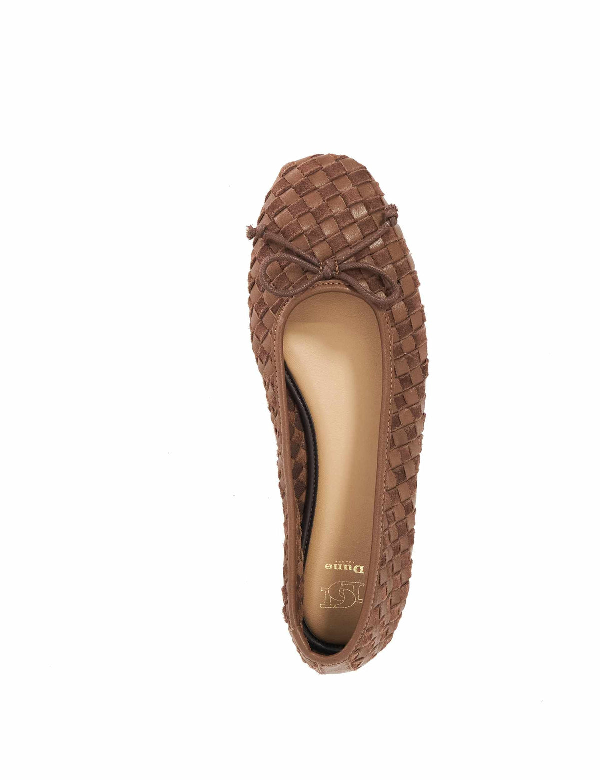 Women's Ballet Flats in Brown view 2 | ballet flats | SAVINTARI