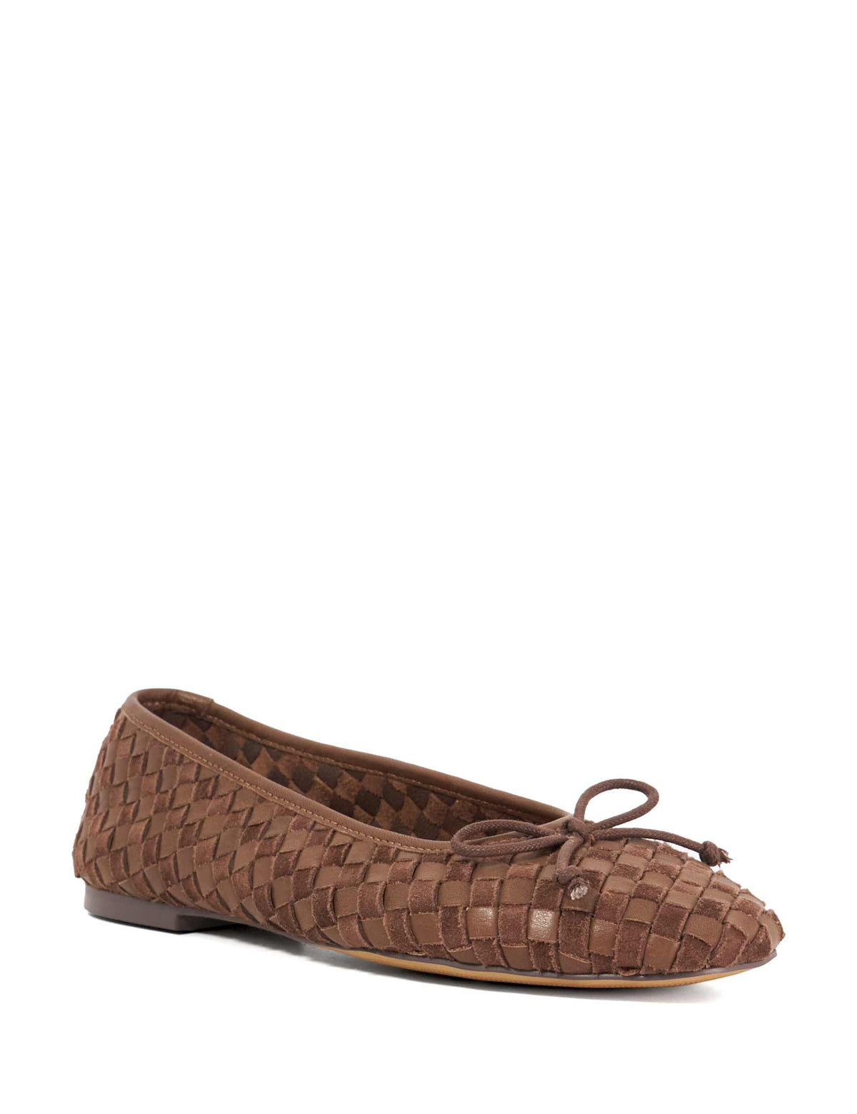 Women's Ballet Flats in Brown view 5 | ballet flats | SAVINTARI