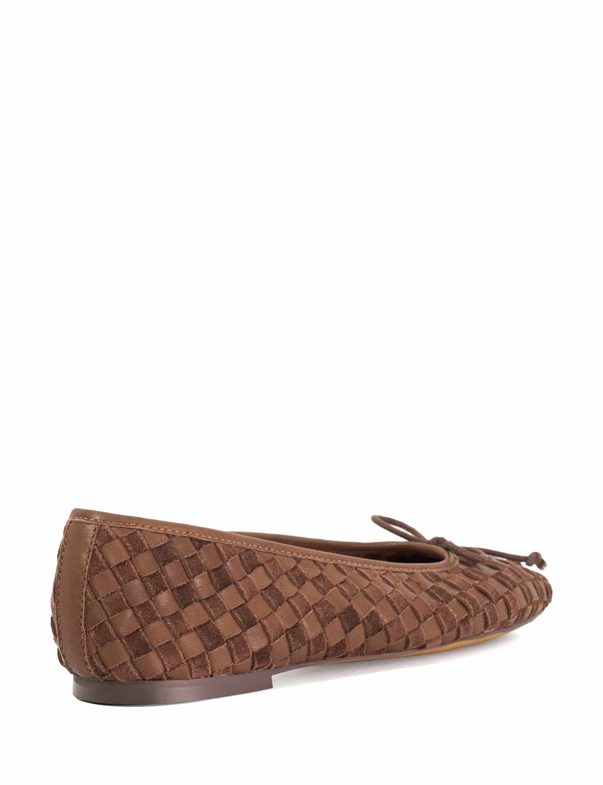Women's Ballet Flats in Brown view 4 | ballet flats | SAVINTARI