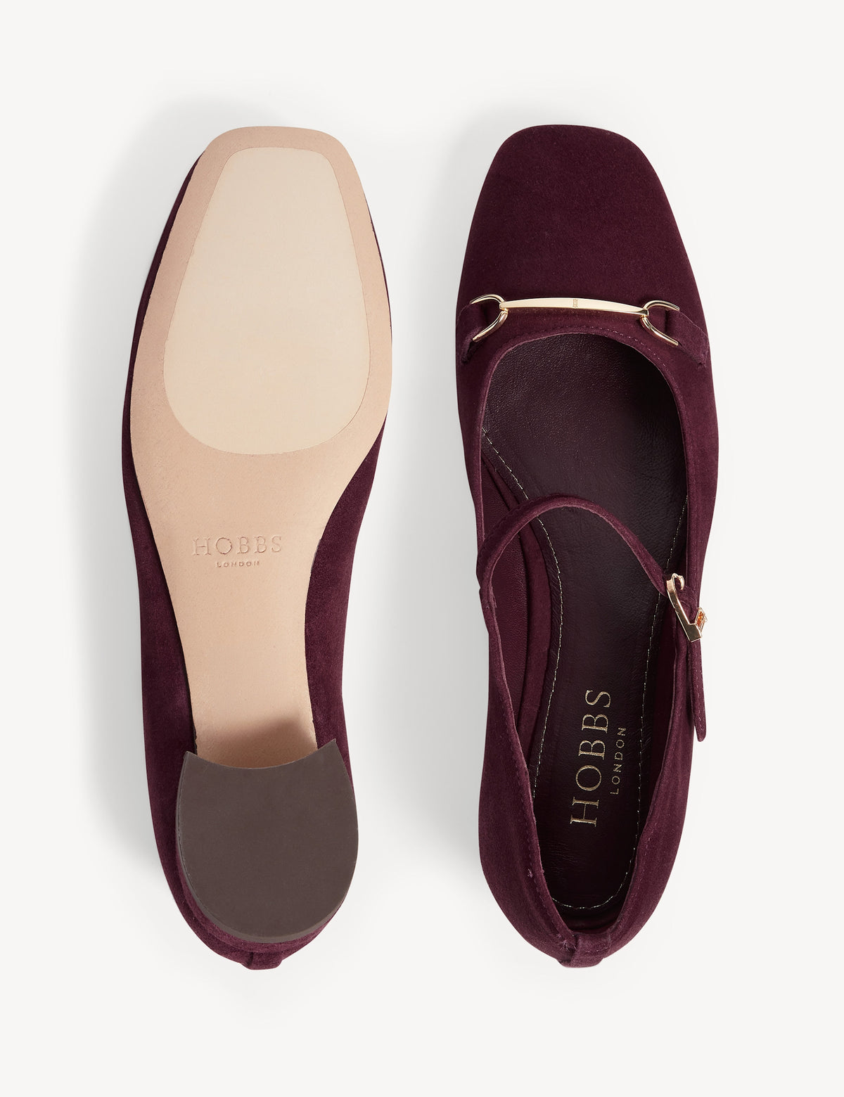 Women's Ballet Flats in Purple view 6 | ballet flats | SAVINTARI