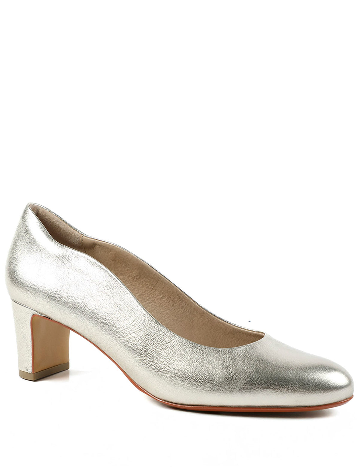 Women's Gold Heels in Gold view 2 | gold heels | SAVINTARI