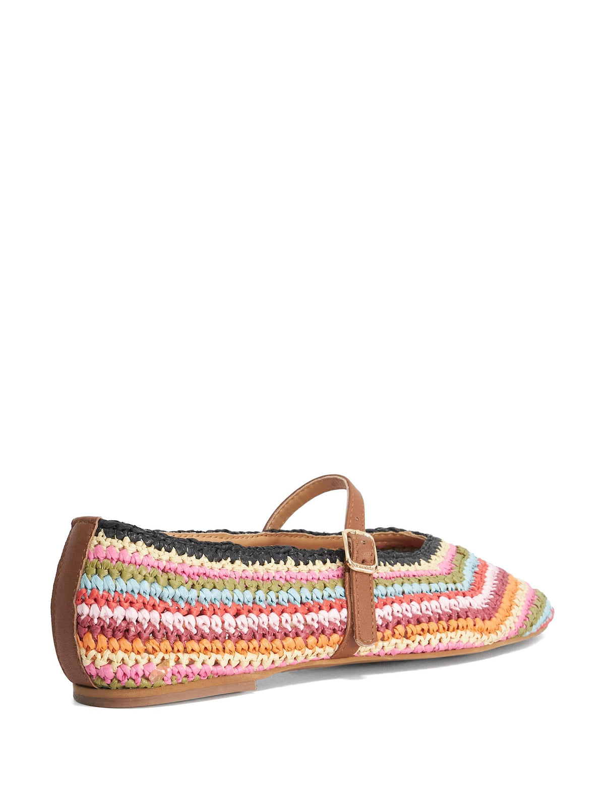 Women's Ballet Flats in Multi view 3 | ballet flats | SAVINTARI