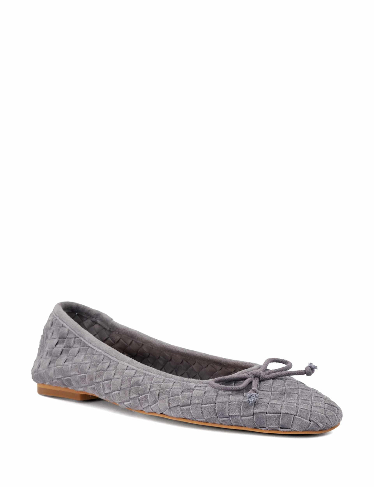 Women's Ballet Flats in Grey view 4 | ballet flats | SAVINTARI