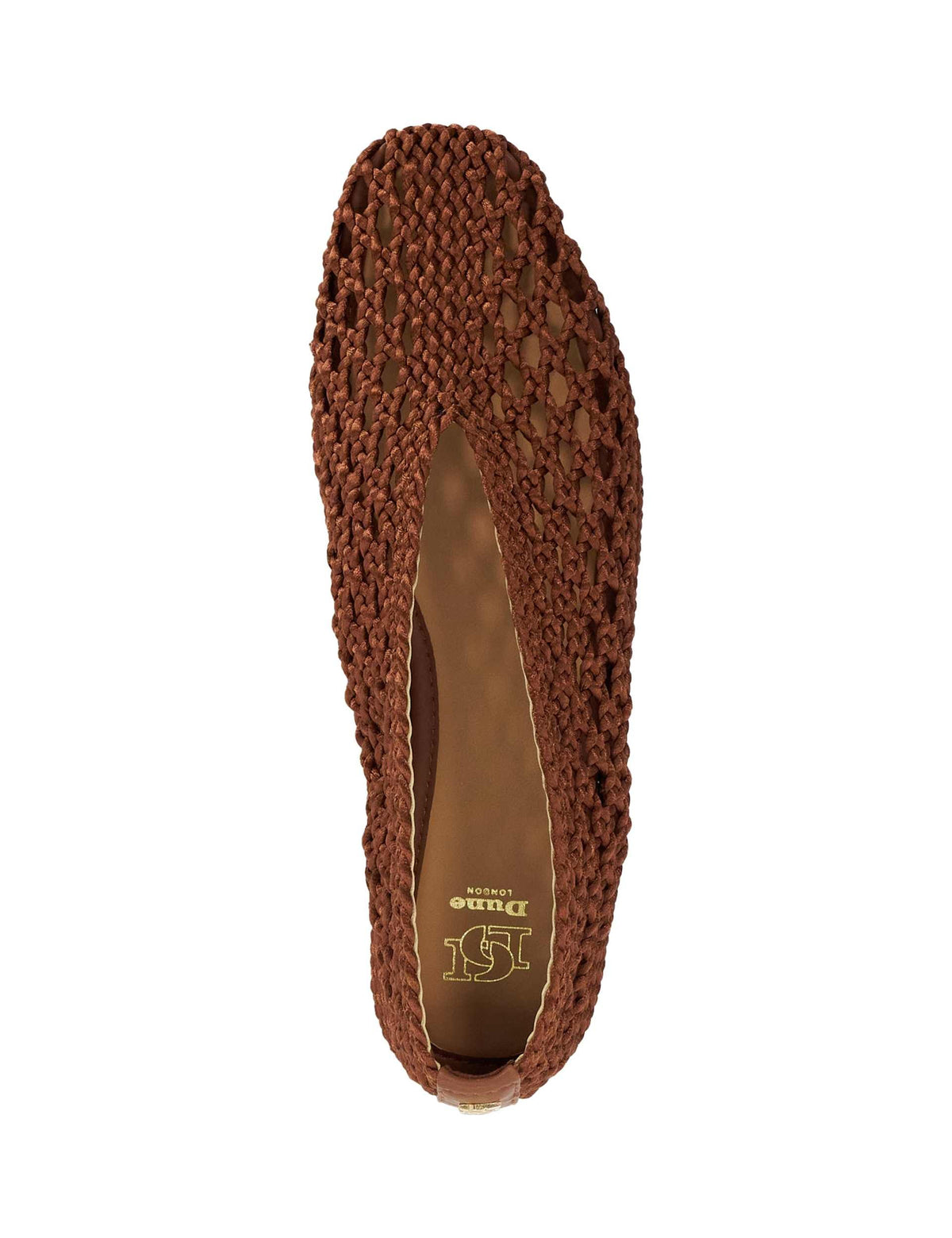 Women's Ballet Flats in Brown view 2 | ballet flats | SAVINTARI