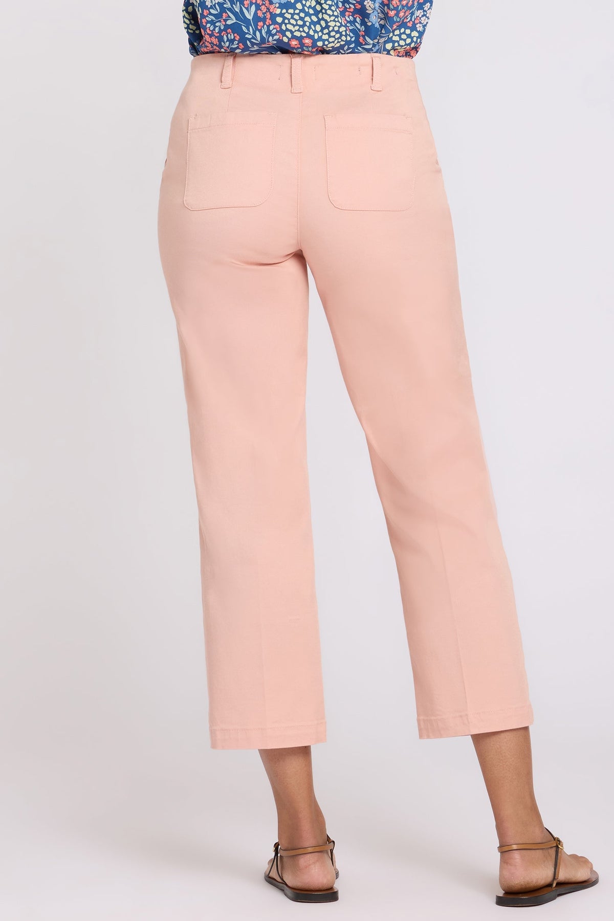 Marilyn Straight Ankle Pants - Desert Willow - straight leg trousers