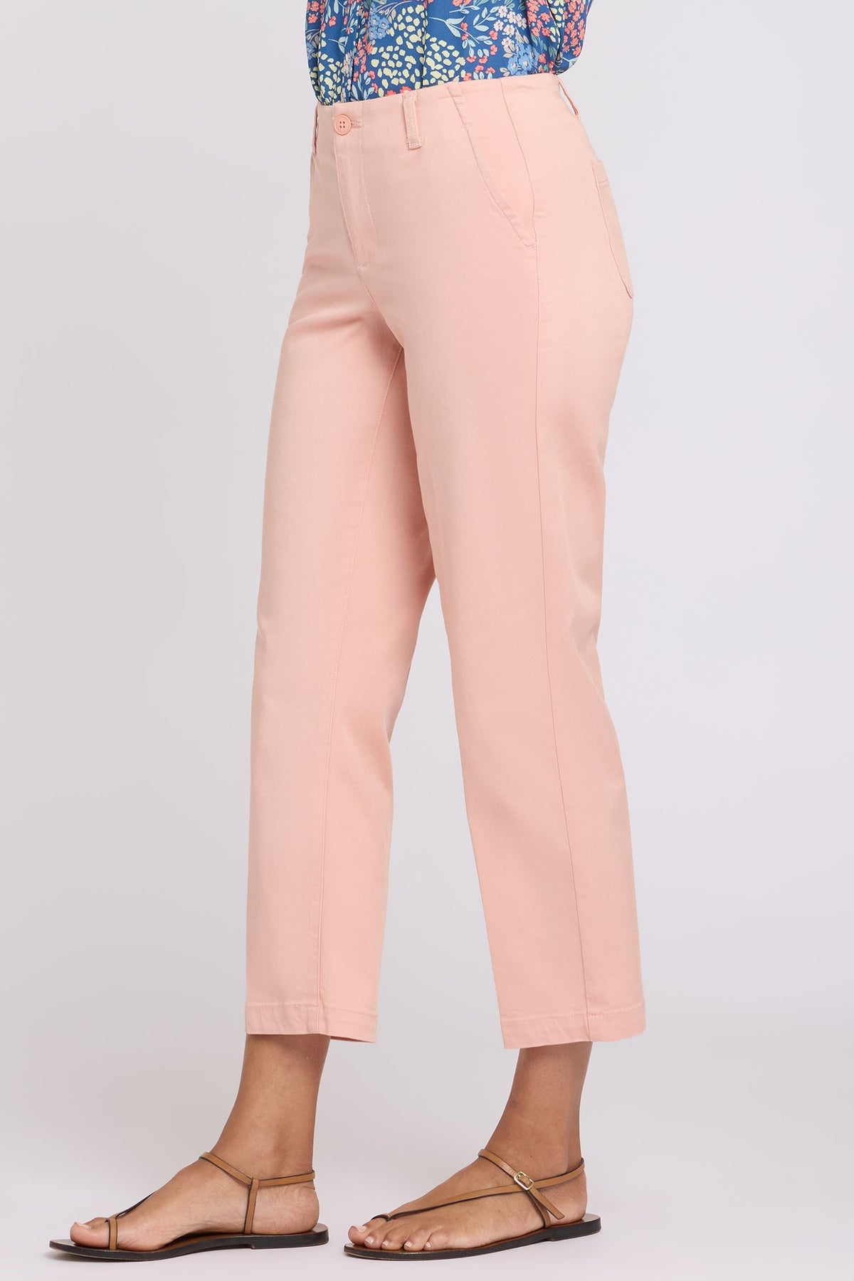 Marilyn Straight Ankle Pants - Desert Willow - straight leg trousers