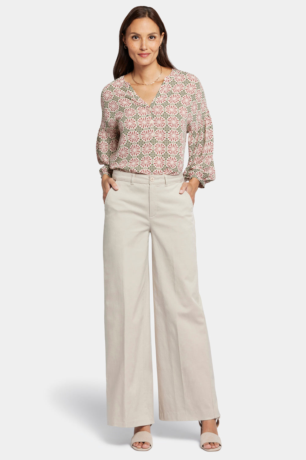Whitney Trouser Pants - Feather - tailored trousers