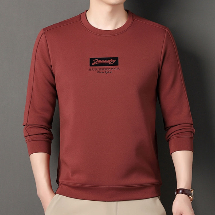 Men's [Best Gift For Him] Winter Faux Fleece Lined Thickened Warm Sweatshirt - Red | SAVINTARI