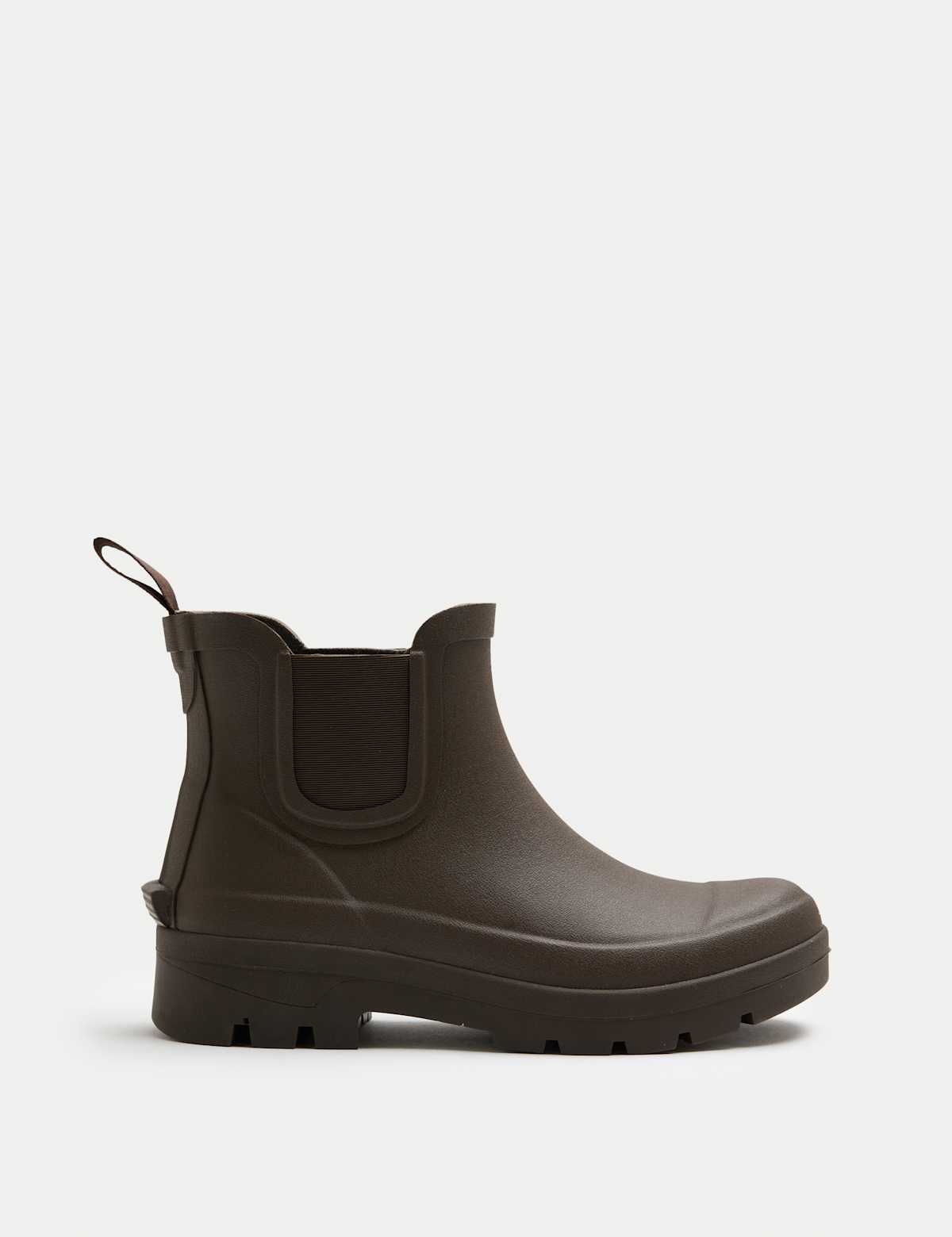 Women's Waterproof Ankle Wellies - Black | SAVINTARI