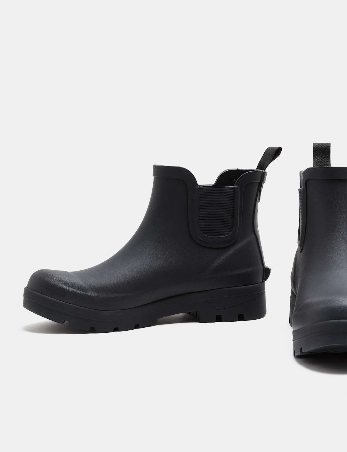 Women's Waterproof Ankle Wellies - Black | SAVINTARI