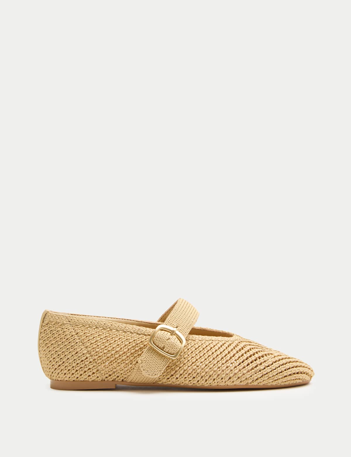Women's Buckle Flat Mary Jane Ballet Pumps - Olive | mary jane shoes | SAVINTARI