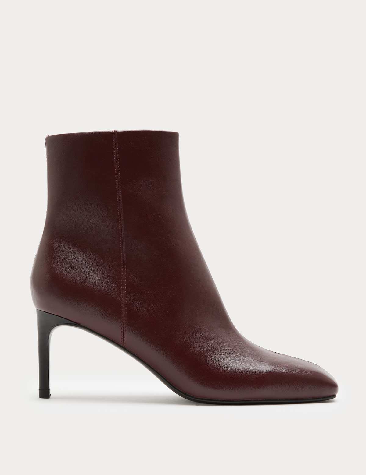 Women's Stiletto Heel Chisel Toe Ankle Boots - Black | SAVINTARI