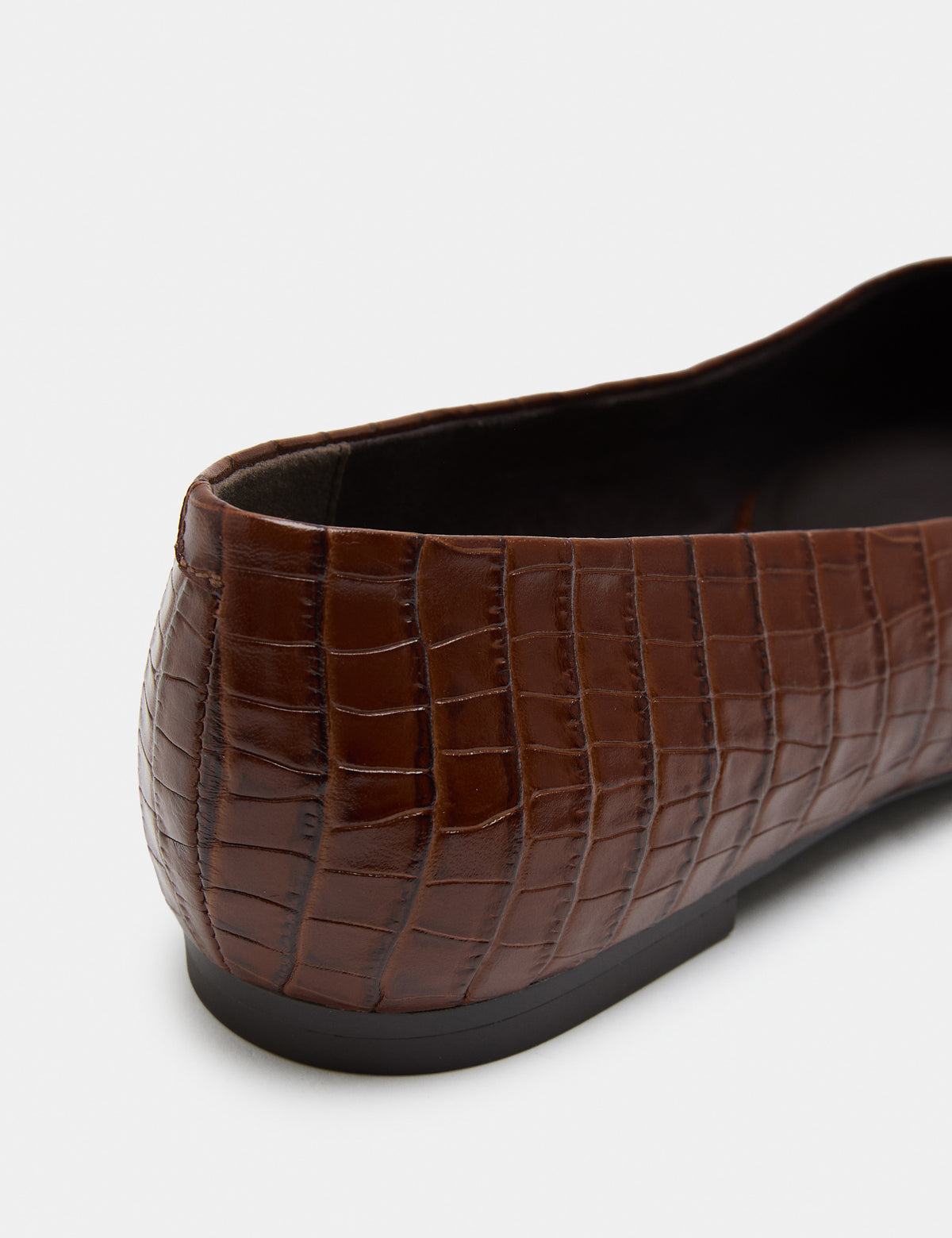 Women's Ballet Flats in Tan view 3 | ballet flats | SAVINTARI