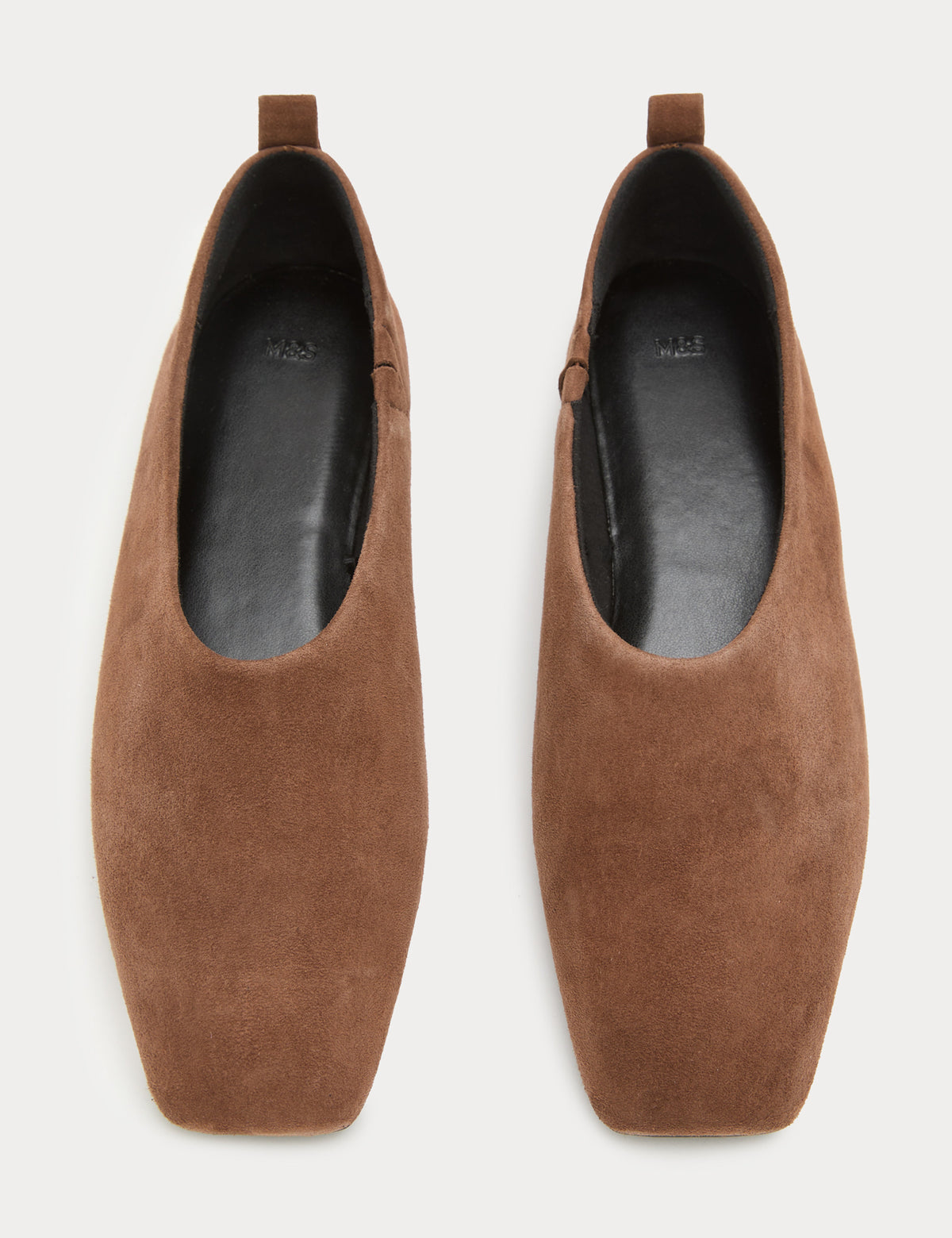Women's Ballet Flats in Tan view 2 | ballet flats | SAVINTARI