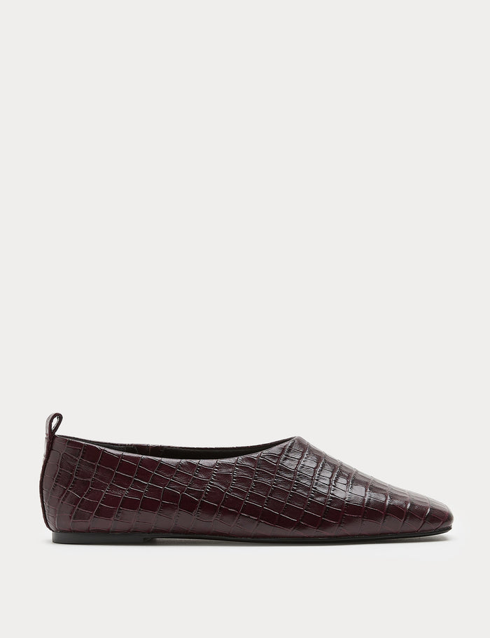 Ballet Flats · Plum