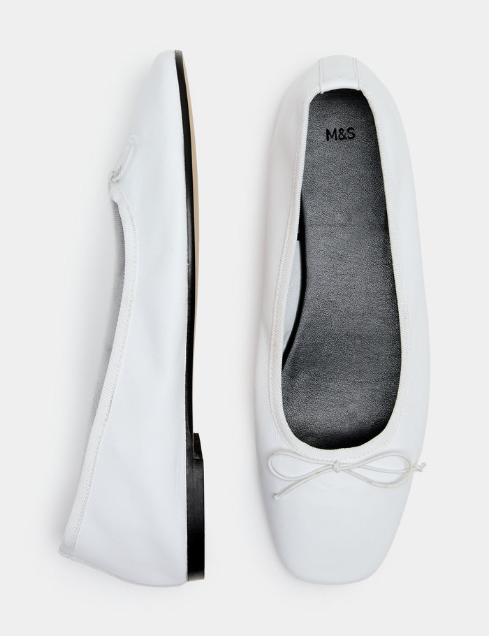 Ballet Flats · White